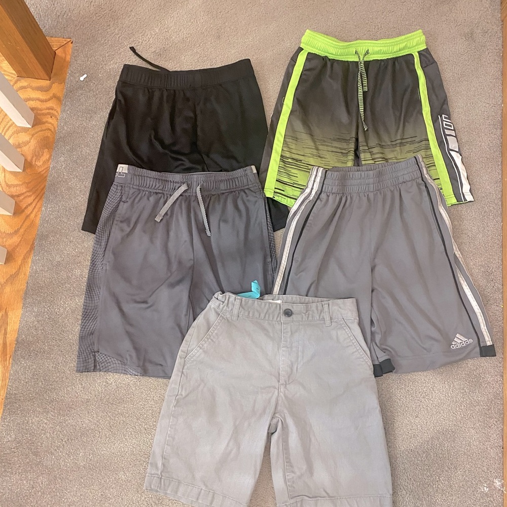 5 pairs of Boys Athletic Shorts